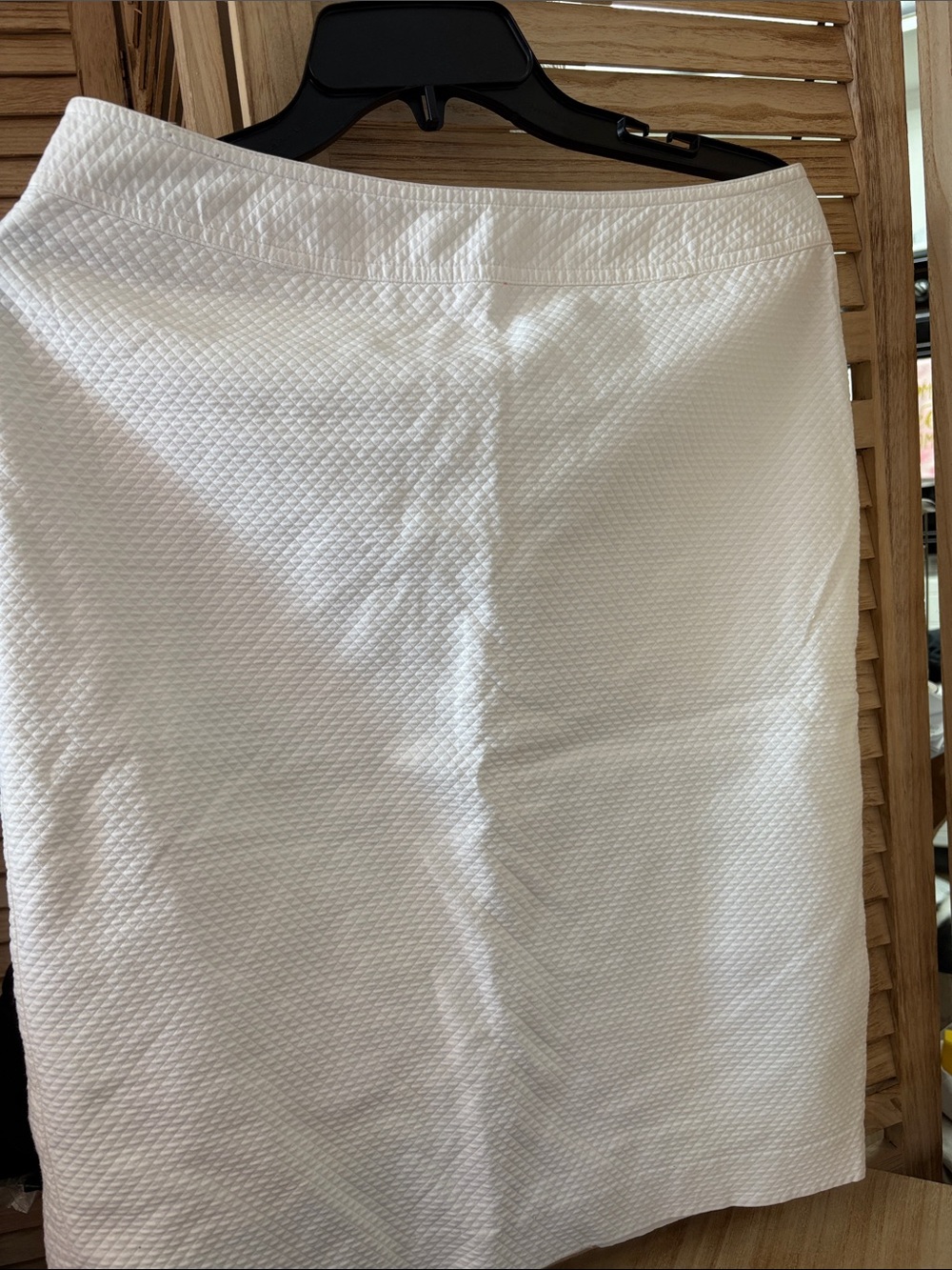 Grace Dane Lewis Classic  
White Textured Women's Skirt 10